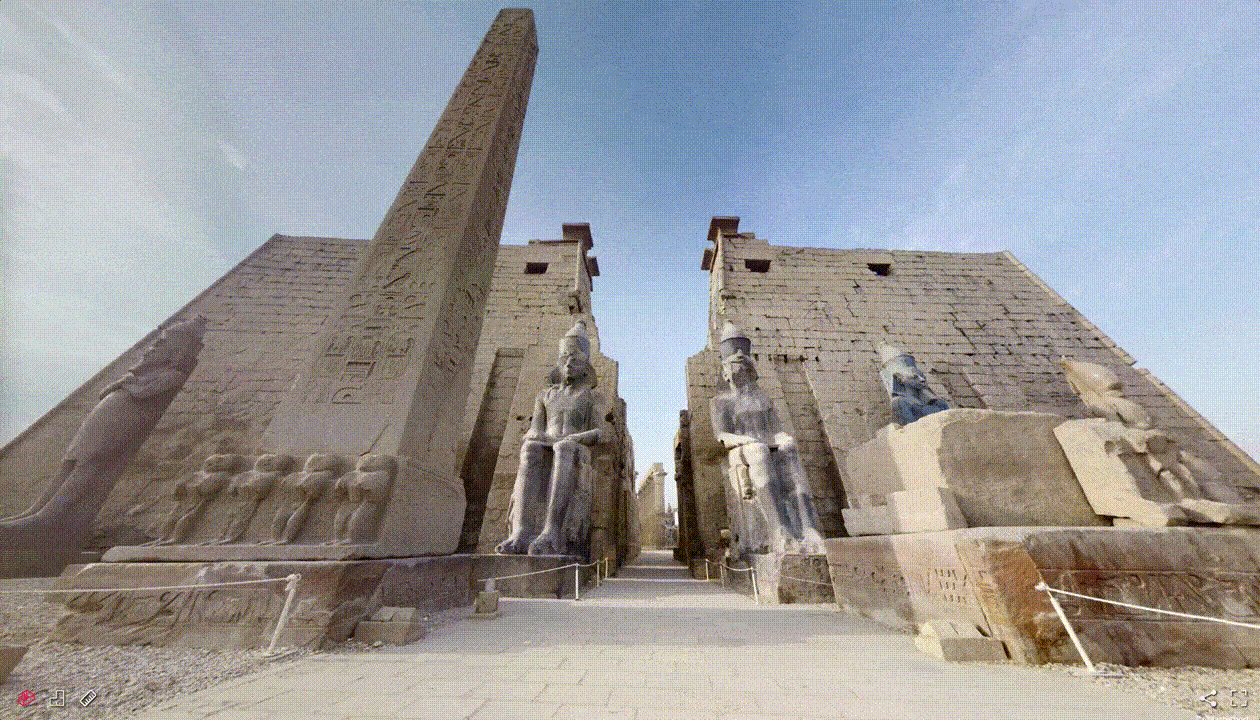 Digitizing Luxor Temple: a Virtual Field Trip for Students around the Globe