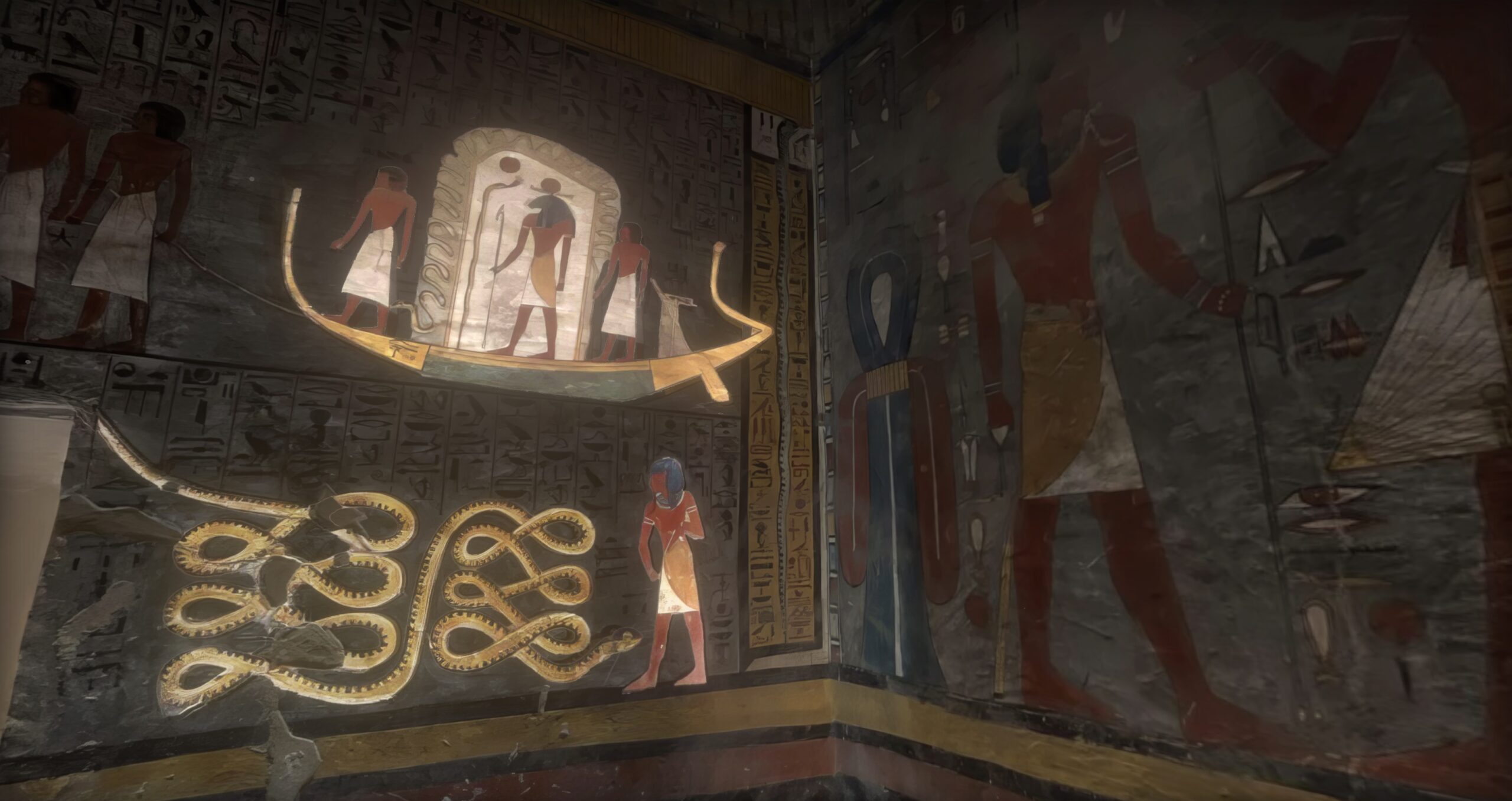 Inside the Tomb of Ramesses I in the Valley of the Kings